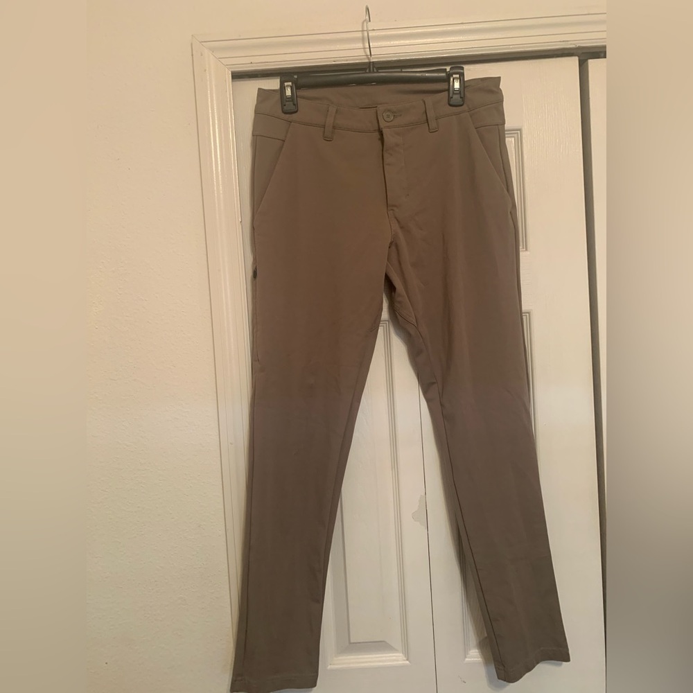 BYLT Basics Everyday Pant 2.0 in Taupe Men's Size 33